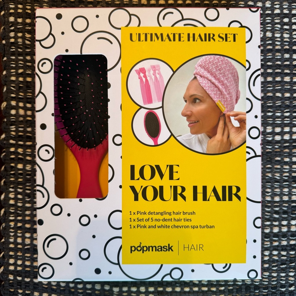 PopMask Love Your Hair Ultimate Hair Set - Pink